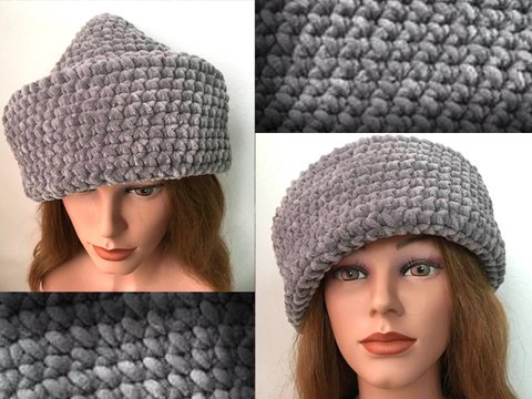 sehr warme Mütze "Väterchen Frost"