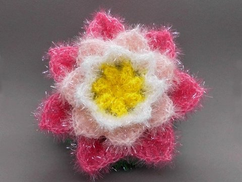 Badeschwamm Duschschwamm Seerose - schnell und dekorativ