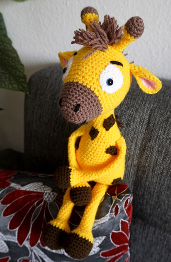 Häkelanleitung Schlenker Giraffe Jerry!