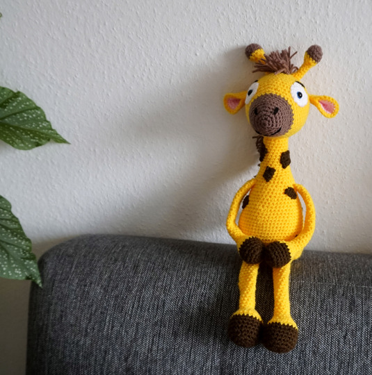 Häkelanleitung Schlenker Giraffe Jerry!