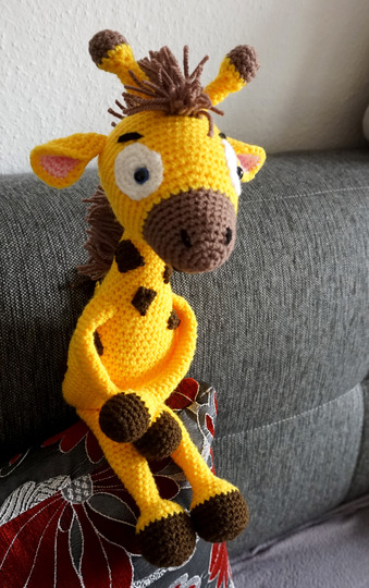 Häkelanleitung Schlenker Giraffe Jerry!