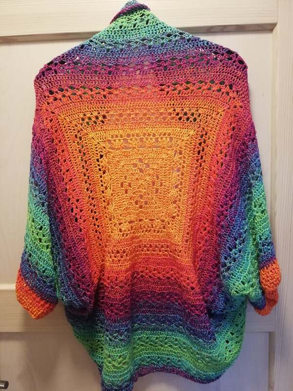 Häkelanleitung Seelenwärmer "Lila Veilchen" - Bild 7