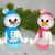 Häkelanleitung Schneemann Teelichthalter