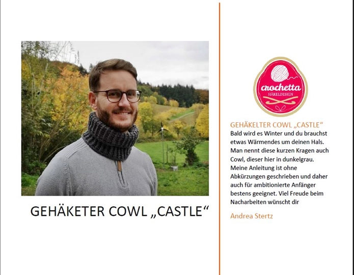 Gehäkelter Cowl "Castle"