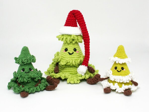 Little Fir Tree - 2 versions - Crochet Pattern