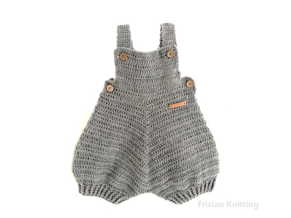 Crochet Baby Romper "Björn"