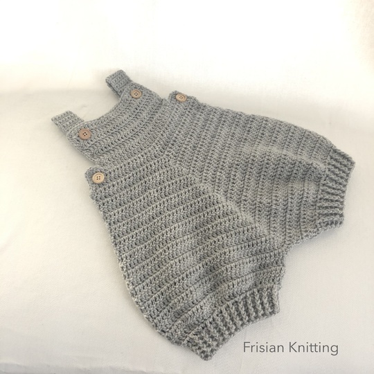 Crochet Baby Romper "Björn"