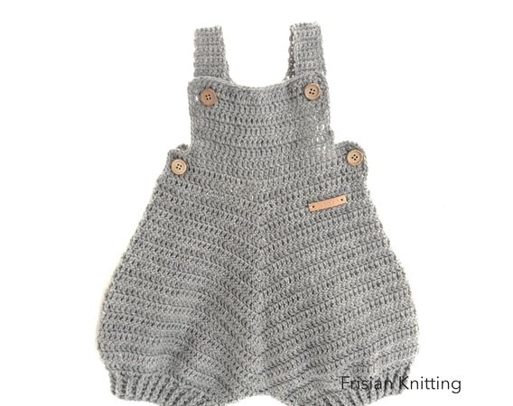 Crochet Baby Romper "Björn"