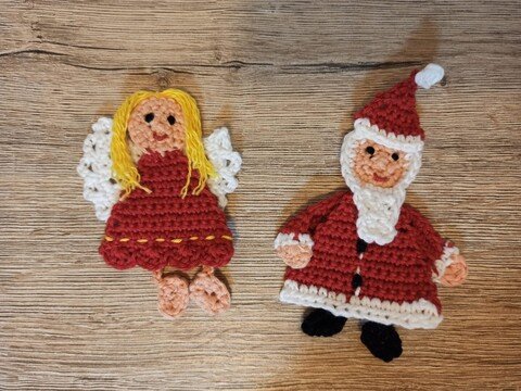 Häkelanleitung - Weihnachtsanhänger