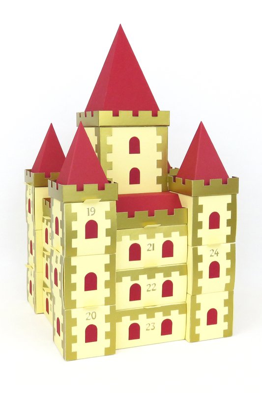 Adventskalender – Ritterburg – Bastelanleitung und Vorlagen - Bild 3