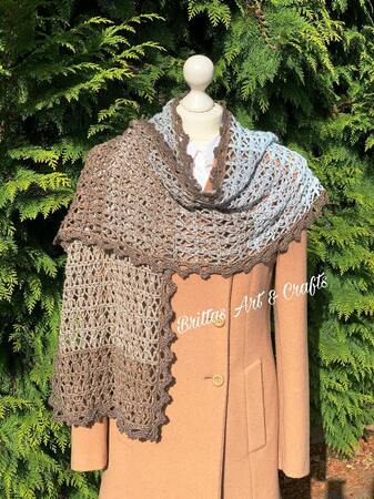 "Kunene" - stole or scarf - crochet pattern