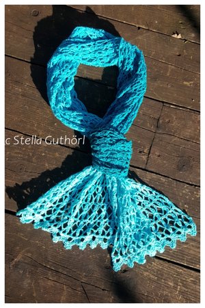 "Kunene" - stole or scarf - crochet pattern