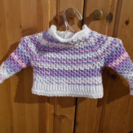 Strickanleitung Raglan Baby Pullover Grosse 56 86