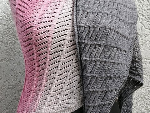 Strickanleitung Tuch "Lifeline"