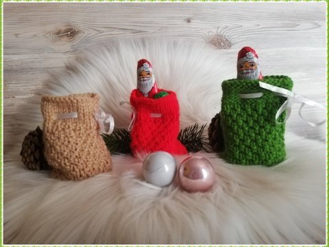 Strickanleitung Adventssäckchen - schnell erarbeitet