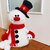 Fantastisches Trio "Schneemann Türstopper" Häkelanleitung