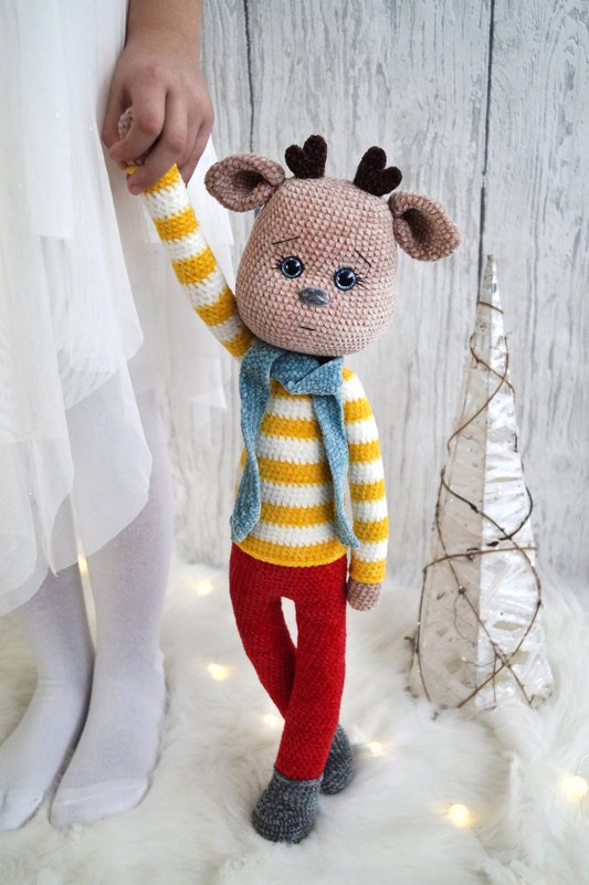 Crochetpattern Amigurumi Reindeer Paul