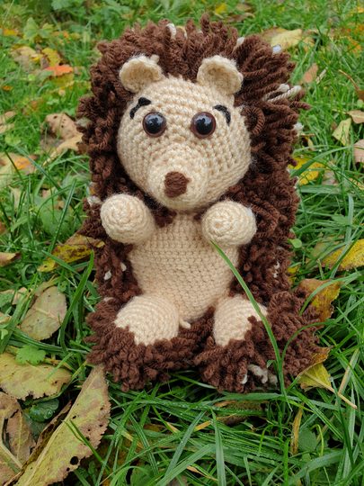 Anleitung für den Igel Mister Stachel