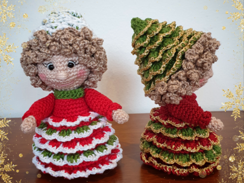 Häkelanleitung "Weihnachtselfe Elfi"