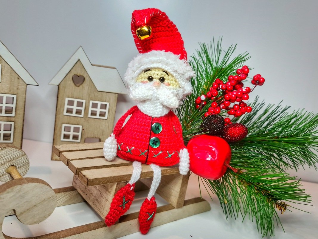 Weihnachtsmann Häkelanleitung - Bild 2