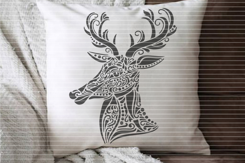 Plotterdatei SVG DXF Hirsch