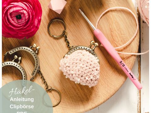 Häkelanleitung Clipbörse