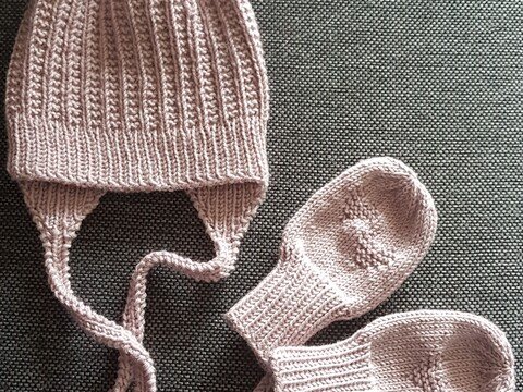 Anleitung Mützchen und Handschuhe "Lenja"