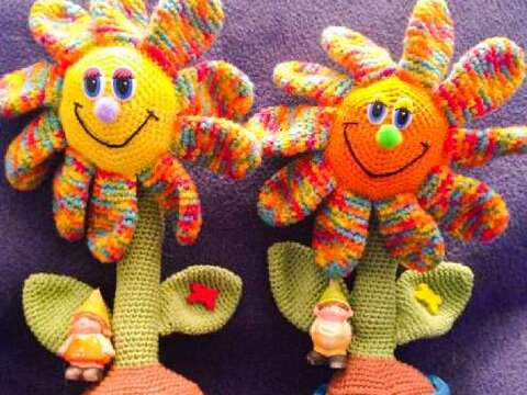 Häkelanleitung Blumentopf