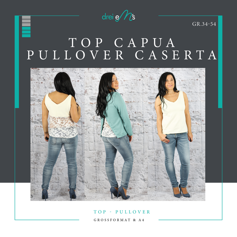 Kombi-Ebook Top CAPUA, Pullover CASERTA