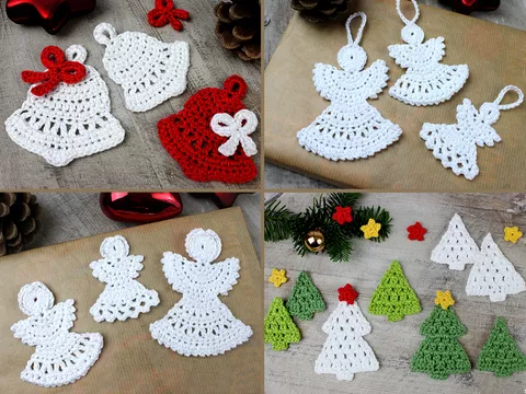 Economy Set Christmas 1 - Angel, Bell, Little Tree