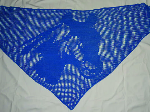 Anleitung Motivtuch Pferd groß