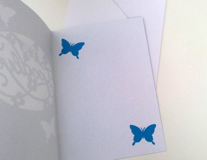 Karte Good by Plotterdatei SVG DXF