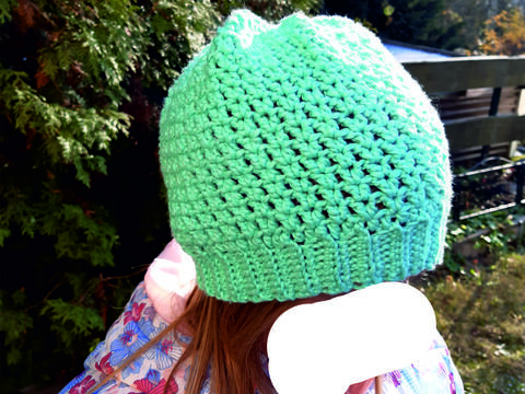 Anleitung Mütze "Elegance" häkeln, für alle Größen
