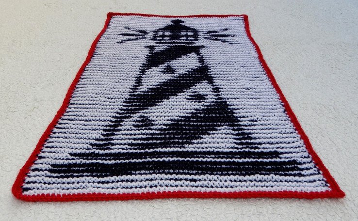 Leuchtturm Illusionsstricken