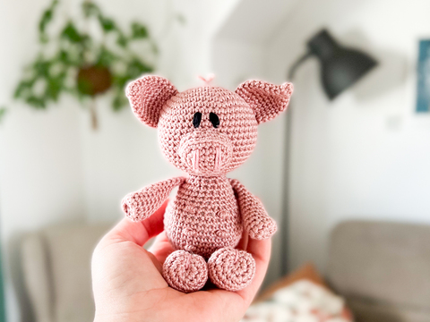 Häkelanleitung Schwein