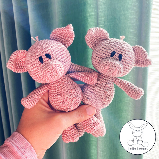 Häkelanleitung Schwein