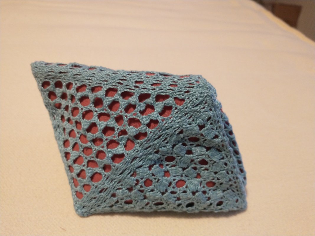 Anleitung schiefe geklöppelte Tasche - Bild 2