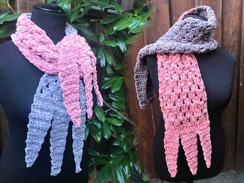 Schneller, kleiner Schal "Teddy"