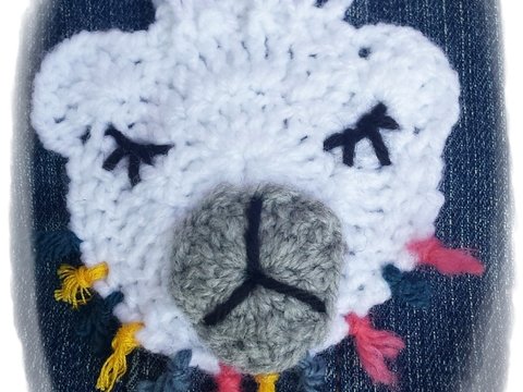 Anleitung Landladys Adventskalender Nr. 1: Alpaka-Patch