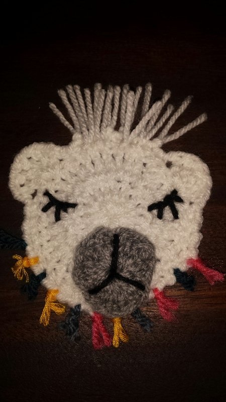 Anleitung Landladys Adventskalender Nr. 1: Alpaka-Patch - Bild 2