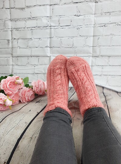 Anleitung Die Orchid Socken