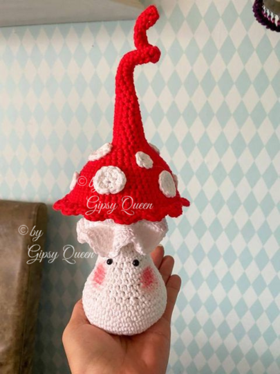 Anleitung Fridolin Fliegenpilz Amigurumi