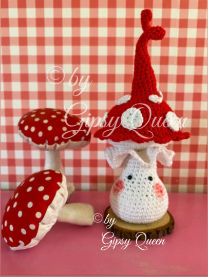 Anleitung Fridolin Fliegenpilz Amigurumi