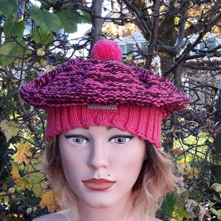 Knitting pattern "beret" in 6 sizes