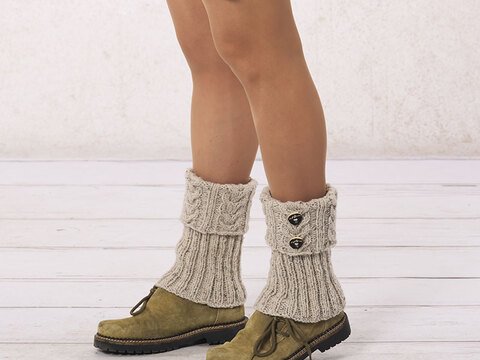 Strickanleitung Beinstulpen "Bregenzer Schafwolle" 761067
