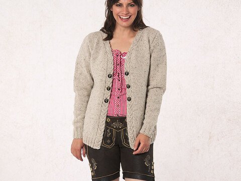 Strickanleitung Damenjacke "Schafwolle" 761072