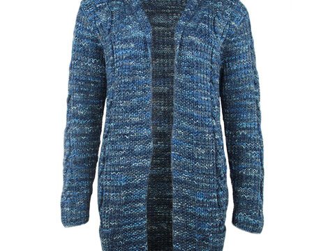 Strickanleitung Damenlongjacke "Feinstrumpf" 761076