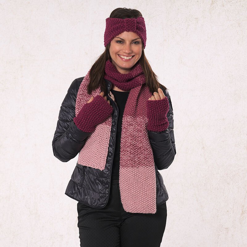 Strickanleitung Schal, Stirnband & Armstulpen "Toledo" 761077 - Bild 2