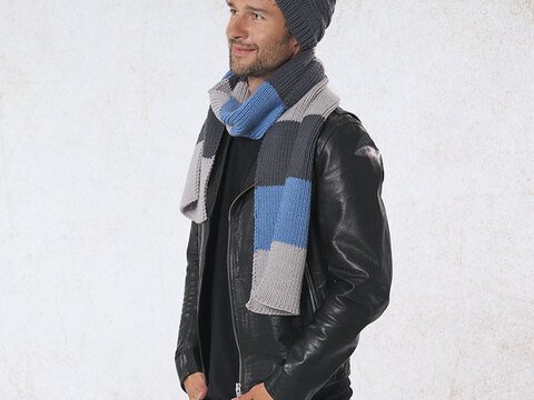 Strickanleitung Mütze & Schal "Bozen" 761078