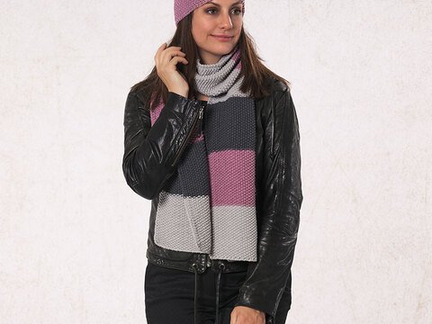 Strickanleitung Stirnband & Schal "Bozen" 761079